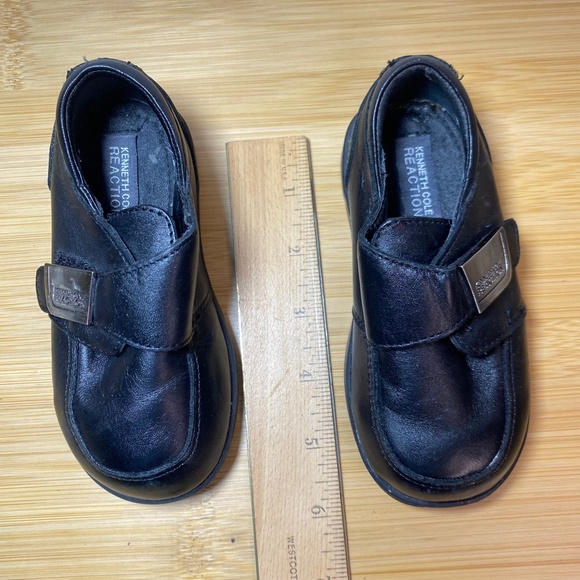 Kenneth Cole Tiny Flex Toddler Black Dress Shoes - Picture 7 of 10